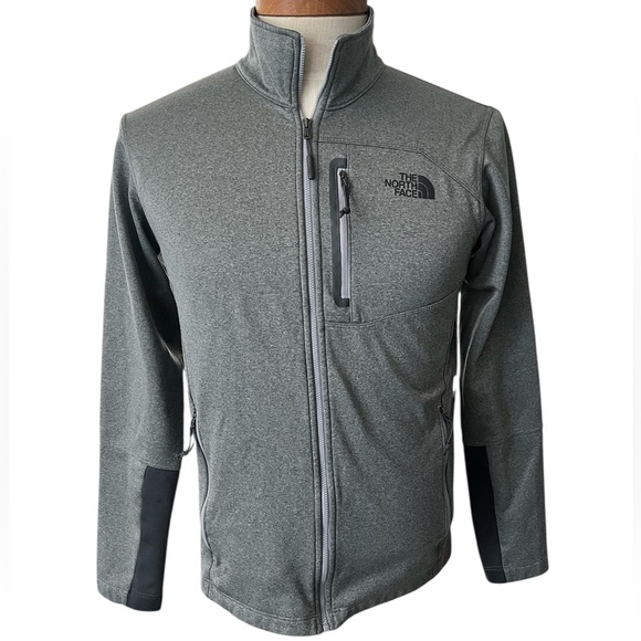 The North Face Gray Full Zip Performance Jacket Mens Small/Petite - Picture 9 of 9